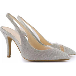Migato Γόβες Slingback με Λεπτό Ψηλό Τακούνι Ασημί DS2515-L17