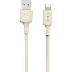 Dudao L7SL USB-A to Lightning Cable 1m Beige 6976625331048