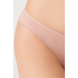 Cottonhill Βαμβακερό Γυναικείο String Ροζ 6042
