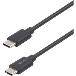 Deltaco USB-C to USB-C 1m Black GNG-USBCC1MB