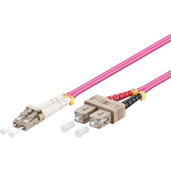Goobay SC/UPC-LC/UPC Καλώδιο Οπτικής Ίνας 3m Purple 95945