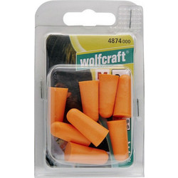 Wolfcraft Ωτοασπίδες 8τμχ Πορτοκαλί