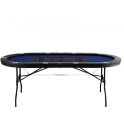 Vevor Τραπέζι Poker 10 Ατόμων με Ποτηροθήκες 214x107x76cm G3355