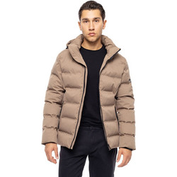 Biston Ανδρικό Μπουφάν Χειμωνιάτικο Puffer Μπεζ 52-201-037