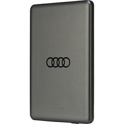 Audi Big Logo Magsafe Power Bank 5000mAh 15W με Θύρα USB-C Grey
