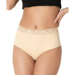Cottonhill Ψηλόμεσο Γυναικείο String Χωρίς Ραφές Μπεζ CH4800