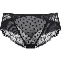 Dorina Yasmine Γυναικείο Slip με Δαντέλα Μαύρο FXHI0043LA100-BK0001
