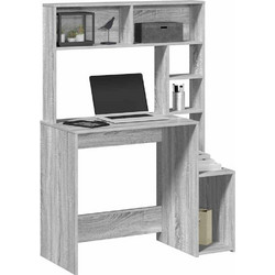 vidaXL Γραφείο Ξύλινο με Βιβλιοθήκη 100x45x140cm 860441