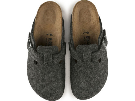 Birkenstock Boston Ανατομικές Ανθρακί 160373-NARROW