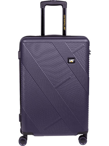 CAT Peoria 84810-453/50 Βαλίτσα Καμπίνας 55x35x22.5cm με 4 Ρόδες Navy Μπλε