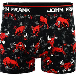John Frank Bulls Ανδρικό Μποξεράκι Μαύρο JFBD332