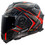 LS2 FF901 Advant X Carbon Future II Black Red Κράνος Μηχανής Flip-Up 1600gr
