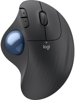 Logitech M575S Ασύρματο Bluetooth Ποντίκι Εργονομικό με Trackball Anthracite