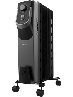 Cecotec Ready Warm 7000 Space 360 Black CEC-05887 Καλοριφέρ Λαδιού με 7 Φέτες 1500W