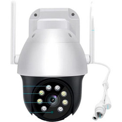 Leewello LW-344 IP Κάμερα Ασφαλείας Wi-Fi 5MP Full HD+ 4mm Αδιάβροχη Νυκτός με Αμφίδρομη Επικοινωνία