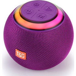 T&G TG-683 Ηχείο Bluetooth 8W με Ραδιόφωνο Μωβ