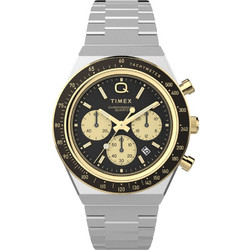 Timex Ανδρικό Ρολόι Χρονογράφος με Ασημί Μεταλλικό Μπρασελέ TW2W64200
