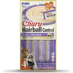 Inaba Churu Hairball Control with Tuna 4x14gr