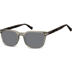 Sunoptic SS-CP119A Ανδρικά Γυαλιά Ηλίου Τετράγωνα Κοκάλινα Μαύρα με Μαύρο Φακό