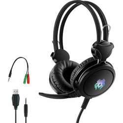 Leewello LW-60S Gaming Headset Over Ear Black