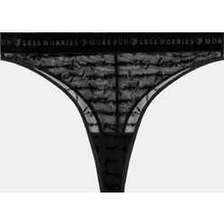 Esotiq Γυναικείο String Μαύρο 41431