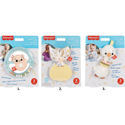 Fisher-Price Sensimals Ζωάκι Κουδουνίστρα για 3+ Μηνών Διάφορα Σχέδια