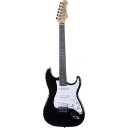 Eko Guitars Tribute 100 Ηλεκτρική Κιθάρα ST Style με Μαγνήτες SSS Black