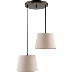 ARlight PDA 140-2 BG Κρεμαστό Φωτιστικό Οροφής Δίφωτο E27 Μπεζ 0106605