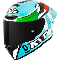 KYT TT-Revo Leopard Replica Tricolore 17 Light Blue Red Green Κράνος Μηχανής Full Face 1500gr