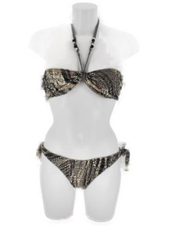 Valery Bikini Set Strapless Γκρι RGB32