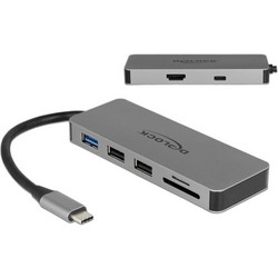 DeLOCK 87743 USB-C Docking Station με HDMI PD