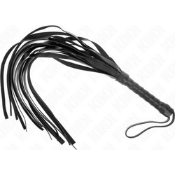 Kink Simple Mini Flogger Μαστίγιο 28cm Μαύρο
