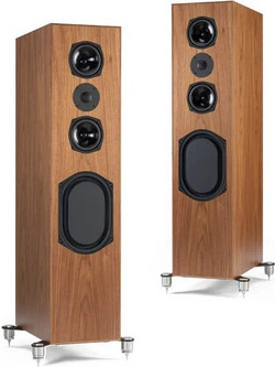 Falcom Acoustics M50 Ζεύγος Ηχείων Hi-Fi Δαπέδου 250W 3 Δρόμων Brown