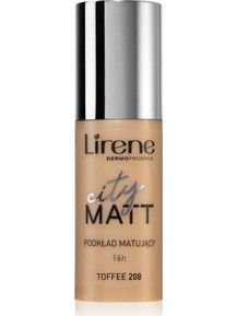 Lirene City Matt 208 Toffee Liquid Make Up 30ml