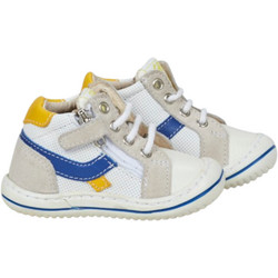GBB Παιδικά Sneakers Μποτάκια Λευκά Μπλε Κίτρινα AJ650-13