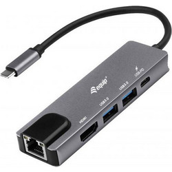 Equip 133489 USB-C Docking Station με HDMI PD Ethernet