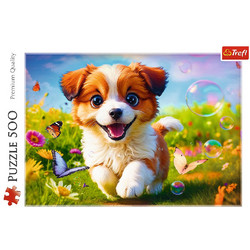 Puzzle Trefl Happy Dog 500 Κομμάτια