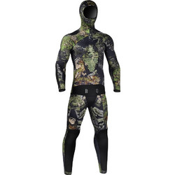 Dessault Merou Camo Ολόσωμη Στολή Κατάδυσης Ξυρισμένη Neoprene με Επιστήθιο για Ψαροντούφεκο 5mm