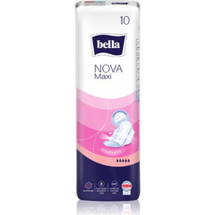 Bella Nova Maxi Σερβιέτες με Φτερά για Αυξημένη Ροή 5 Σταγόνες 10τμχ
