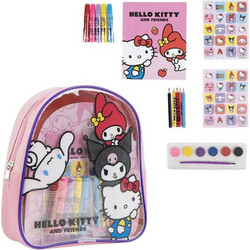 Cerda Hello Kitty Σετ Ζωγραφικής 23x22x7cm 20τμχ