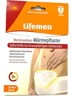 Lifemed Θερμαντικό Έμπλαστρο για την Έμμηνο Ρύση 1τμχ