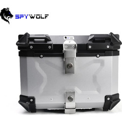 Spywolf Space-X Silver Μπαγκαζιέρα Μηχανής Αλουμινίου 45lt