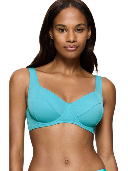 Triumph Summer Mix Match Bikini Top με Ενίσχυση Τιρκουάζ 10214534-1605