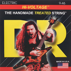 DR Strings Dimebag HI-VOLTAGE Σετ 6 Χορδές Ηλεκτρικής Κιθάρας Nickel Plated Steel 9-46" Light Tension