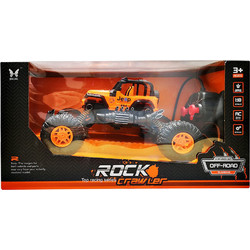 Rock Crawler Τηλεκατευθυνόμενο Τζιπ Off Road 4WD 1:18 Πορτοκαλί 608-1A