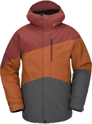 Volcom Ανδρικό Μπουφάν Χειμωνιάτικο Softshell Αδιάβροχο Πορτοκαλί G0452505-CRL