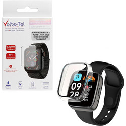 Volte-Tel Πλαστική Θήκη Tempered Glass για Xiaomi Redmi Watch 3 Active 46mm Διαφανής