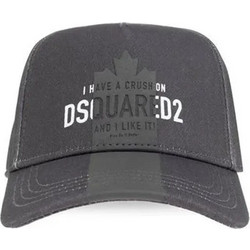 Dsquared2 Ανδρικό Καπέλο Jockey Υφασμάτινο Ανθρακί BCM089216701101-2124