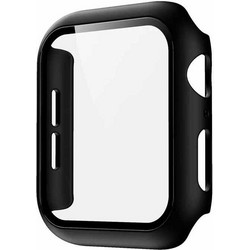 DTNO.1 Θήκη Σιλικόνης με Προστασία Οθόνης για Apple Watch 4 / 5 / 6 / 7 / 8 / 9 / SE 45mm Μαύρη
