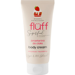 Fluff Strawberry & White Chocolate Ενυδατική Κρέμα Σώματος 150ml